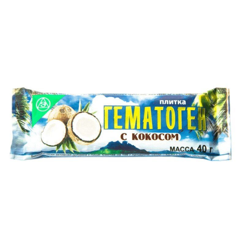 фото упаковки Гематоген с кокосом