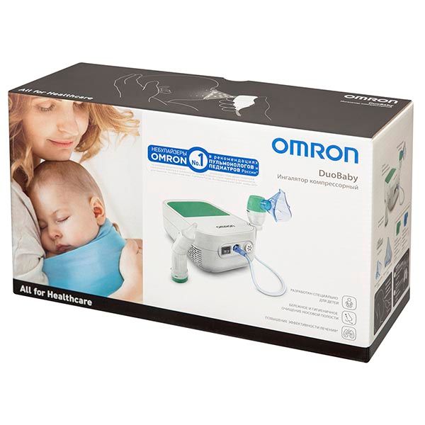 фото упаковки Ингалятор Omron DuoBaby (NE-C301-RU) компрессорный