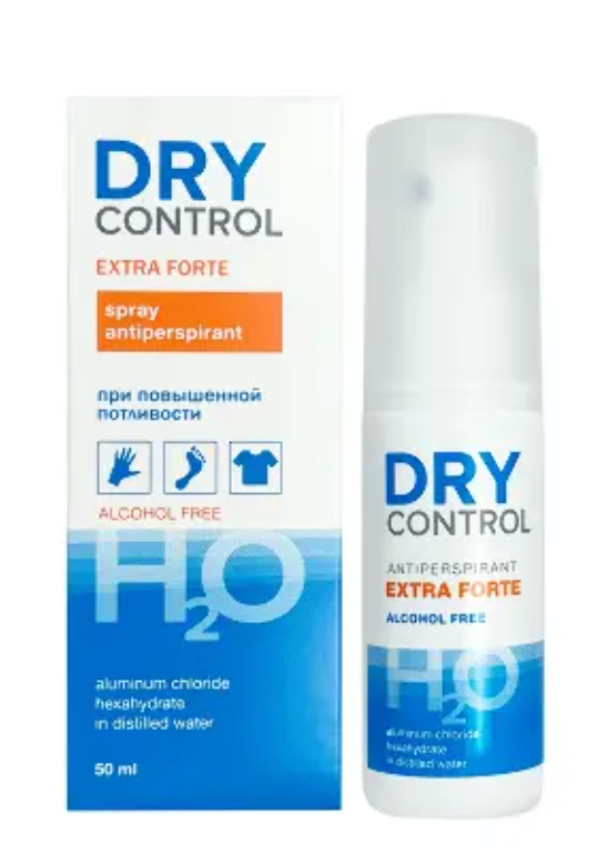 фото упаковки Dry Control Extra Forte h2o спрей антиперспирант