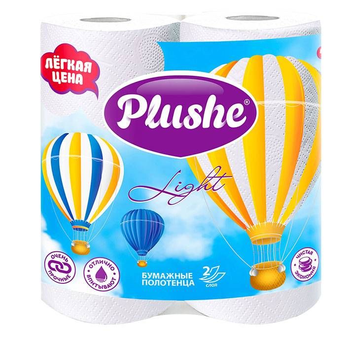 фото упаковки Plushe Light полотенца бумажные