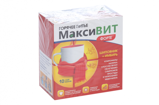 фото упаковки Максивит Форте Горячее питье