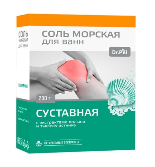 фото упаковки Dr.Pill соль для ванн Суставная