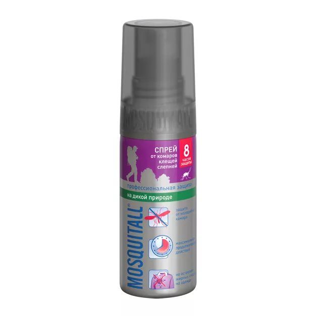 фото упаковки Mosquitall Профессиональная защита спрей от комаров