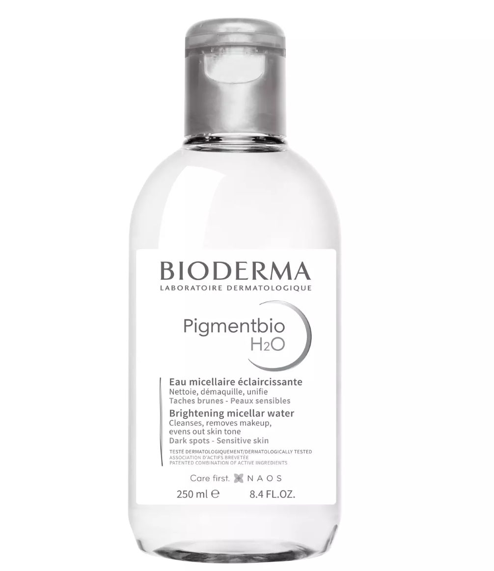 фото упаковки Bioderma Pigmentbio очищающая мицеллярная вода Н2О