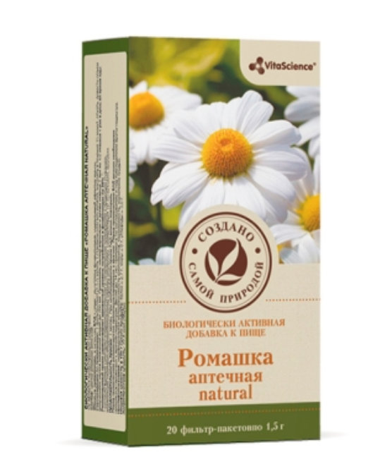 фото упаковки Vitascience Ромашка аптечная natural