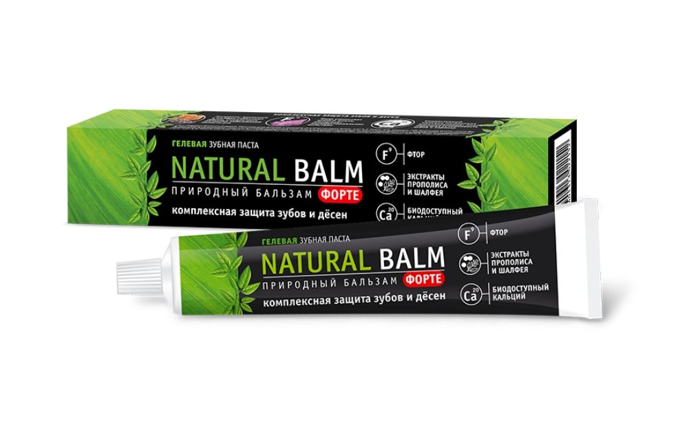 фото упаковки Природный бальзам Зубная паста Natural Balm Форте