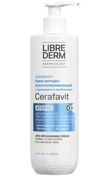 фото упаковки Librederm Cerafavit Крем для лица и тела с церамидами и пребиотиком липидовосстанавливающий