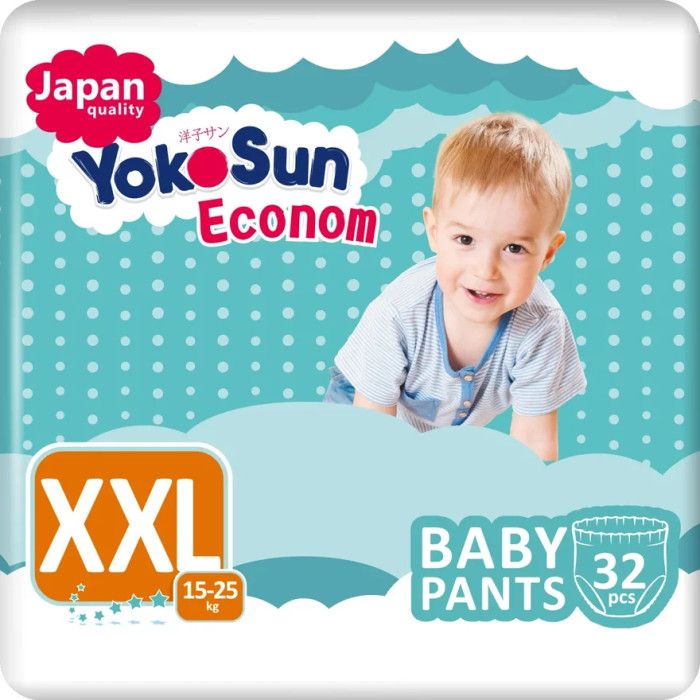 фото упаковки Yokosun Econom Подгузники-трусики детские