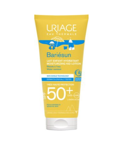фото упаковки Uriage Bariesun Молочко для детей SPF50+, молочко, 100 мл, 1 шт. фото упаковки Uriage Bariesun Молочко для детей SPF50+