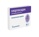 Хлоргексидин (свечи), 16 мг, суппозитории вагинальные, 12 шт.