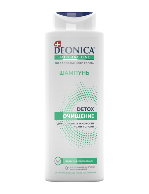 Deonica Detox очищение Шампунь для волос, шампунь, 380 мл, 1 шт.