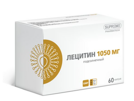 Supreme Pharmatech Лецитин подсолнечный, капсулы, 60 шт.