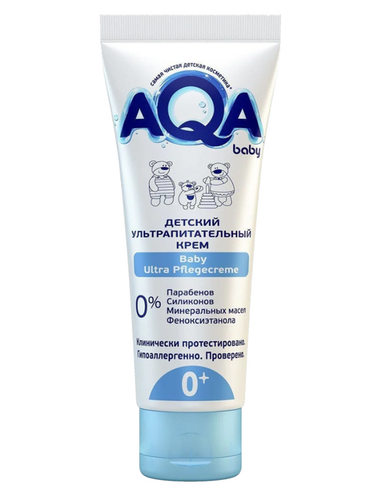 AQA baby Крем детский ультрапитательный, 75 мл, 1 шт.