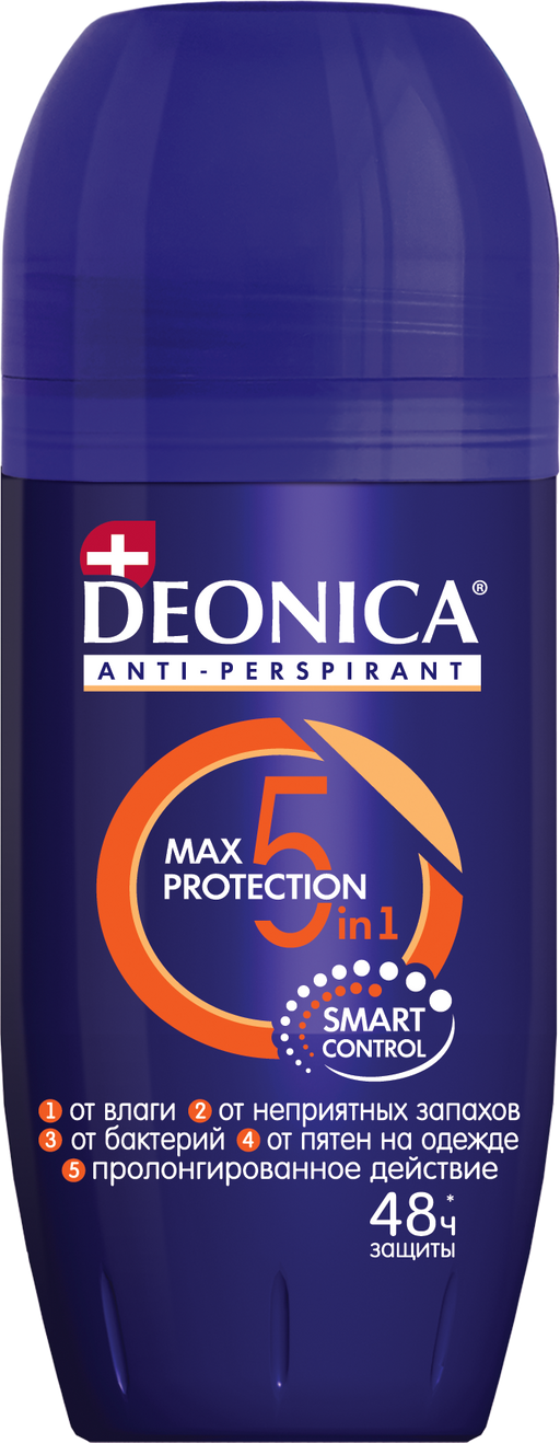 Deonica Антиперспирант For men Max protection 5в1, 50 мл, 1 шт.