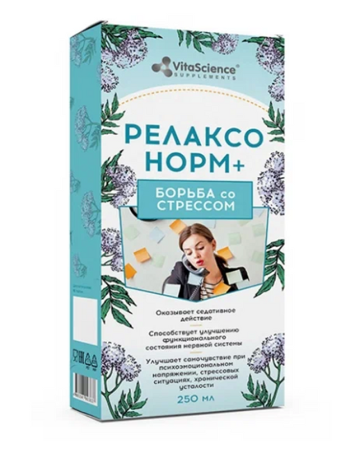 Vitascience Релаксонорм+, бальзам, 250 мл, 1 шт.