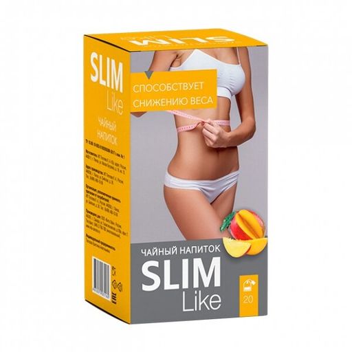 Slim Like фиточай, фиточай, со вкусом экзотических фруктов, 1.5 г, 20 шт.