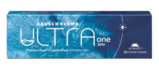 Ultra One Day Мягкие контактные линзы, -4.00, 8.6, 30 шт.