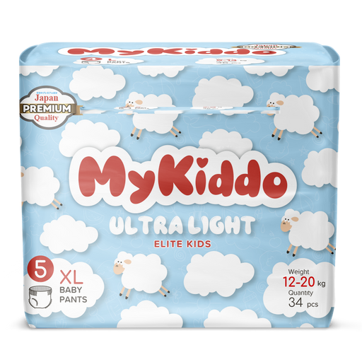 MyKiddo Elite Kids трусики-подгузники детские, XL, 12-20 кг, 34 шт.